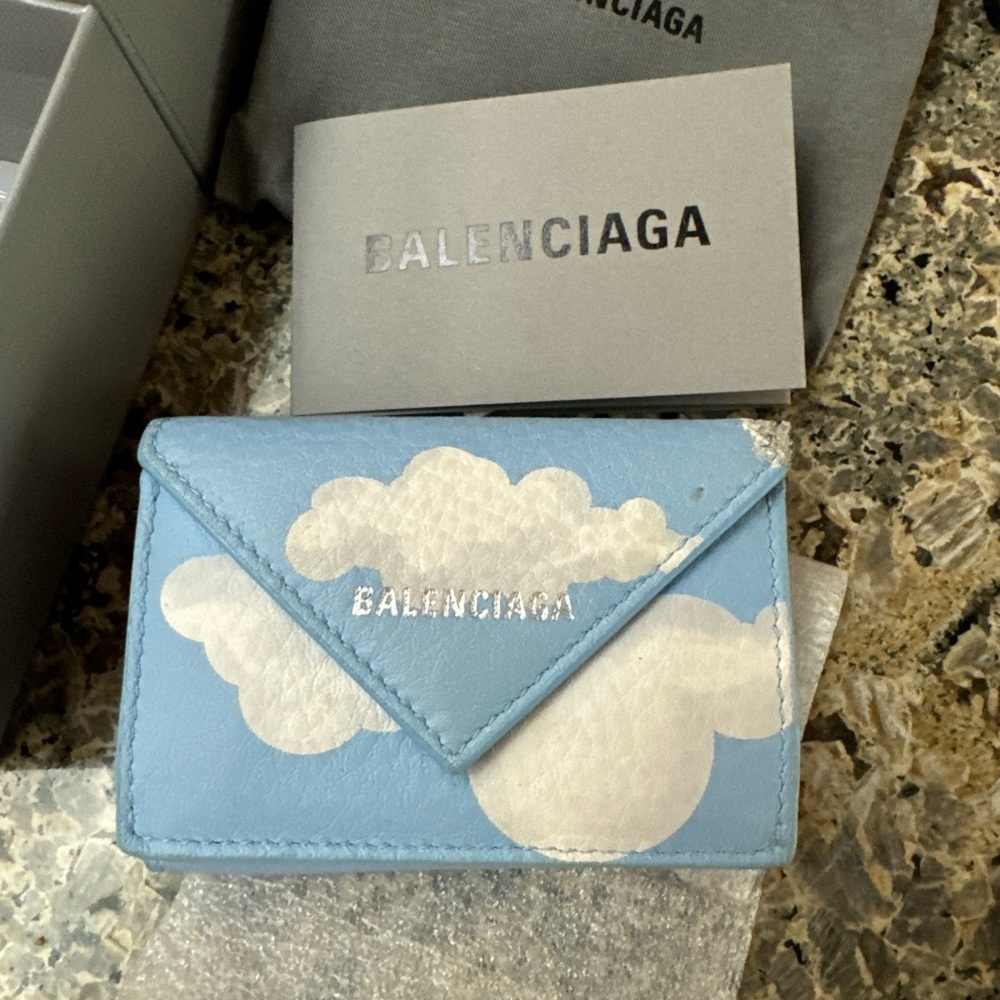 Balenciaga trifold wallet